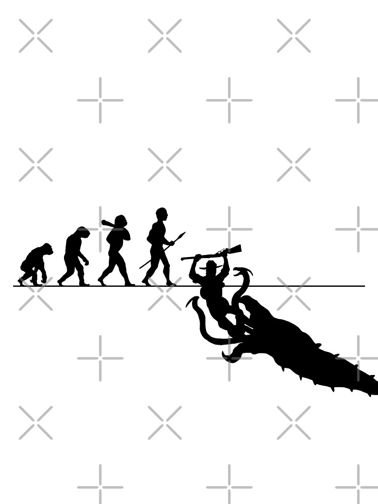 Thumbnail 3 of 3, Scarf, Evolution Graboid designed and sold by CCCDesign.