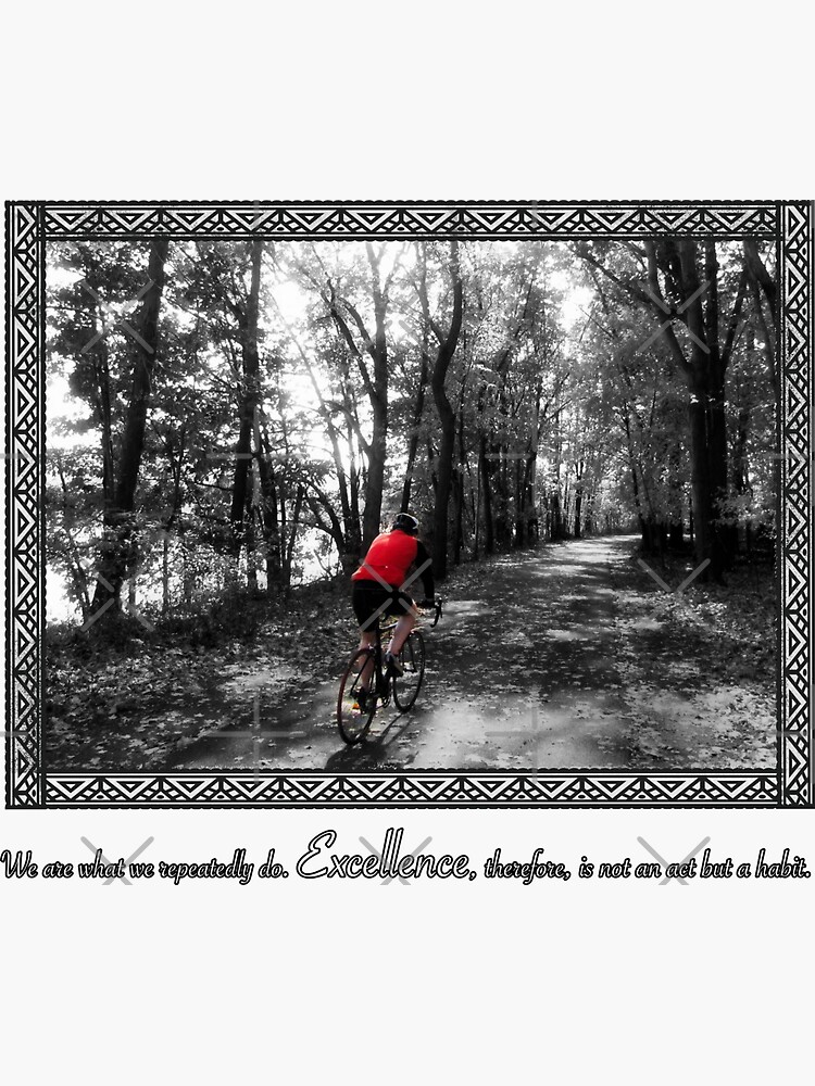 Motivation - We are what we repeatedly do. Excellence, therefore, is not an act, but a habit. by planet-eye