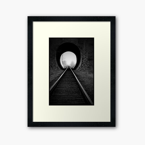Train Tracks Framed Art Print