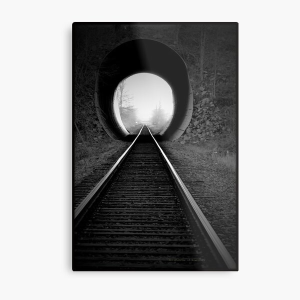 Train Tracks Metal Print