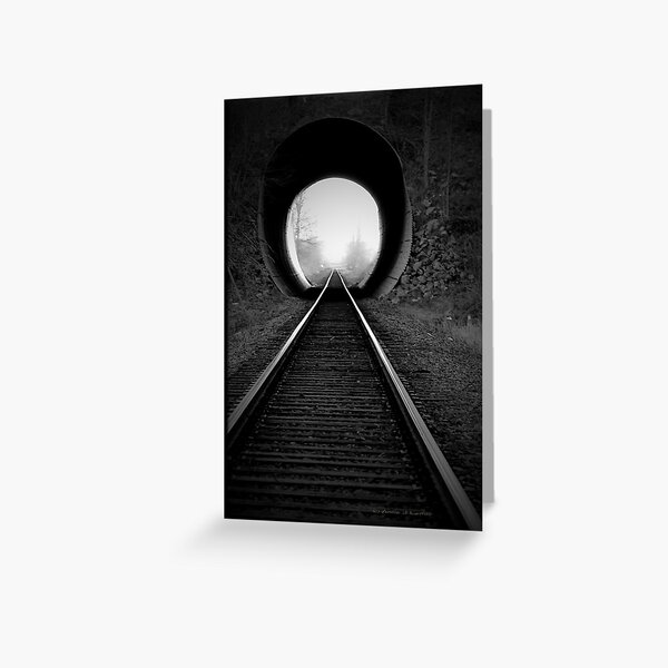 Train Tracks Greeting Card
