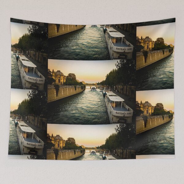 Item preview, Paris France - The River Seine designed and sold by missioncreek.