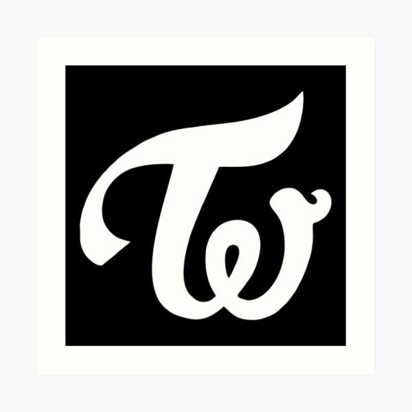 Twice Kpop Logo Art Print By Tiffare Redbubble