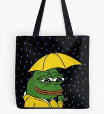 fühlt sich regen Mann pepe Tote Bag