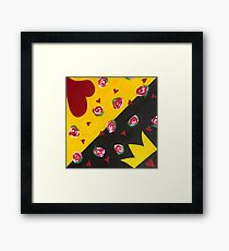 Painted Roses Framed Print