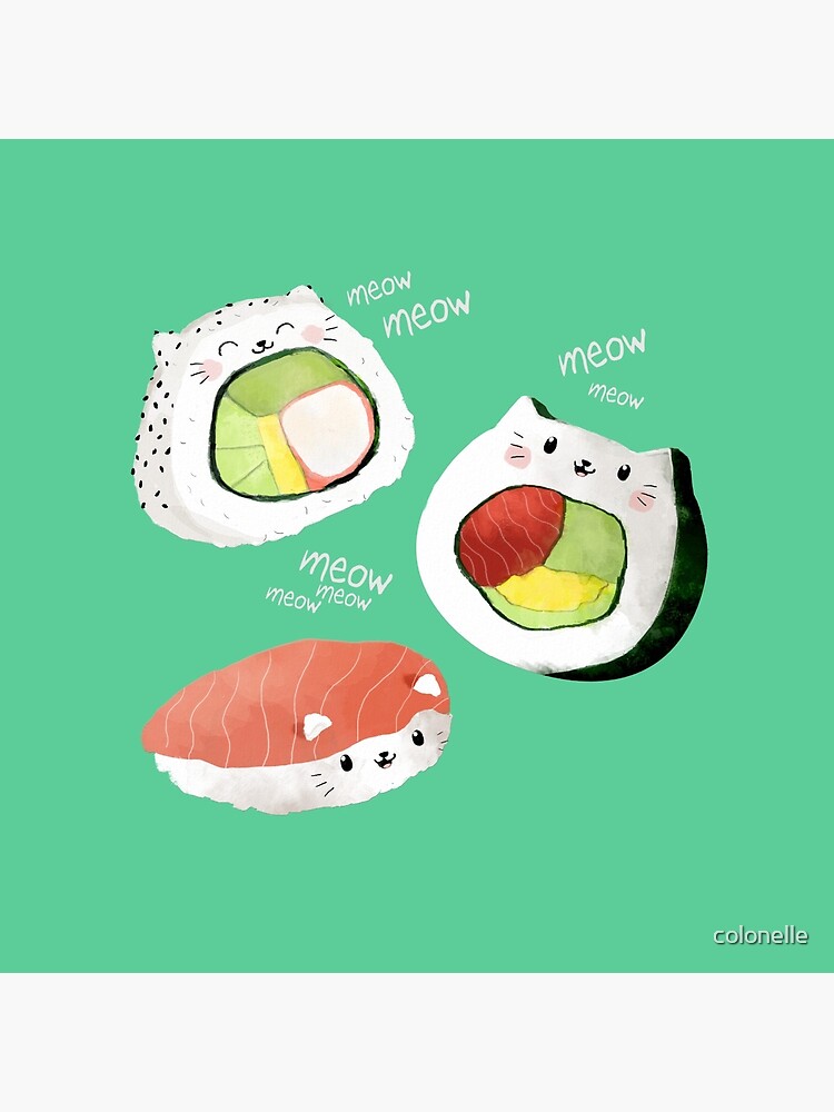 Discover Cute Sushi Rolls Bag