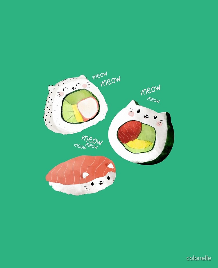 Sushi Kawaii, Kawaii Sushi, Cute Sushi Gifts, Cute Kawaii Gifts, Gifts for  Teens, Gifts for Him, Gifts for Her, | iPad Case & Skin