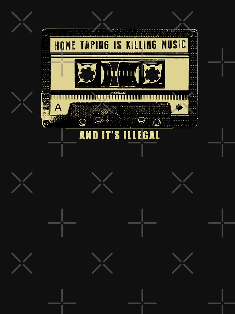 home taping is killing music shirt