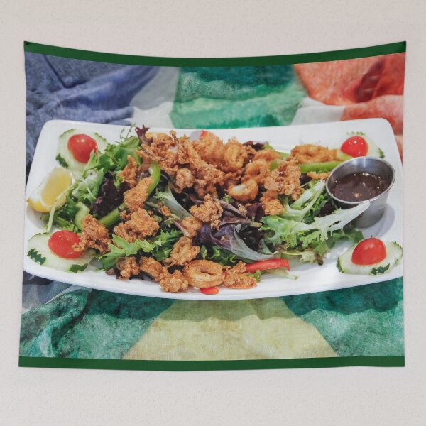 Item preview, Calamari Salad with Peri Peri Sauce designed and sold by heatherfriedman.