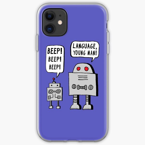 Beeping Robot iPhone Soft Case