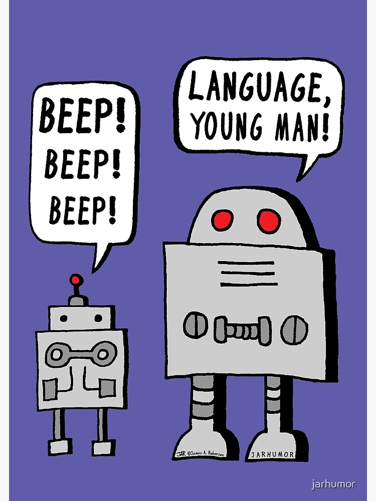 Beeping Robot by jarhumor