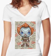 Pennywise Women's Fitted V-Neck T-Shirt