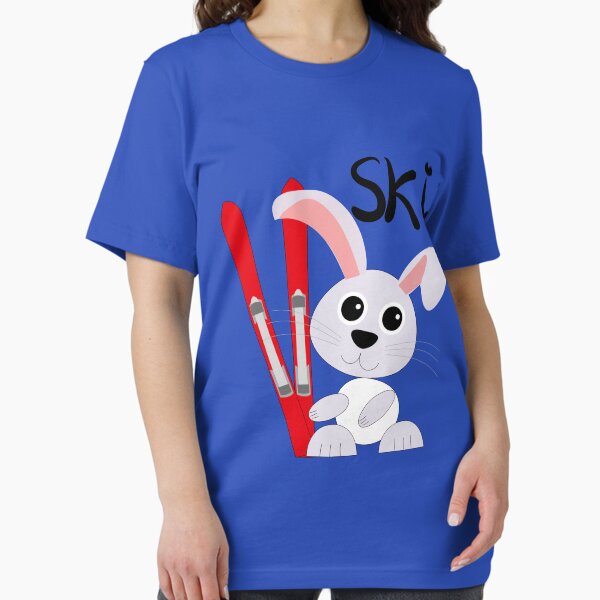 Item preview, Süßer Ski Hase hält seine Skier designed and sold by Fotogreasy.