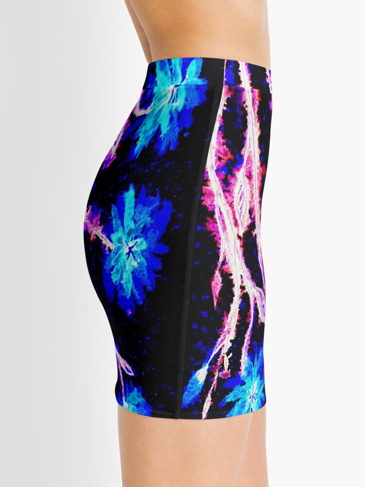 Alternate view of Pink and Blue Splash Mini Skirt