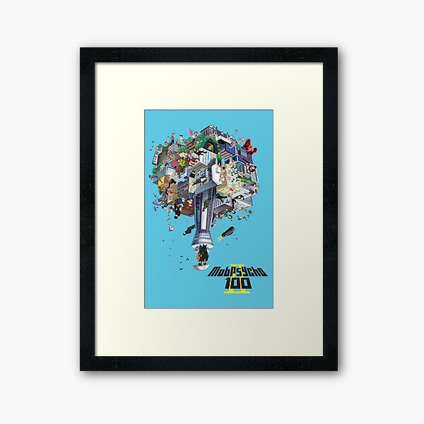 Mob Psycho 100 Season 2 Poster Framed Art Print
