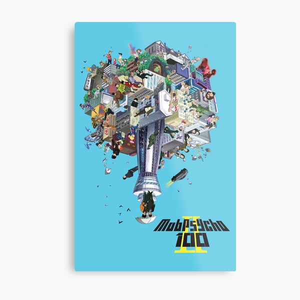 Mob Psycho 100 Season 2 Poster Metal Print