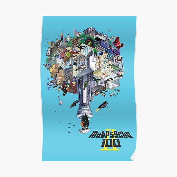 Mob Psycho 100 Season 2 Poster Poster
