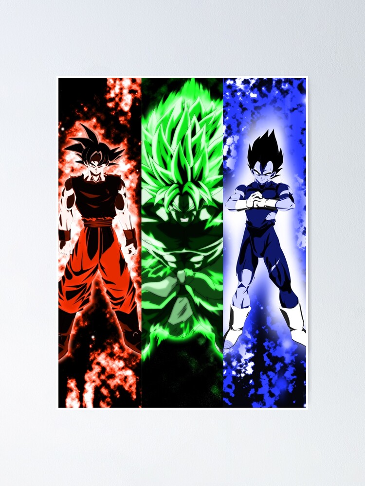 Dragon Ball Super: Broly' Goku & Vegeta Posters