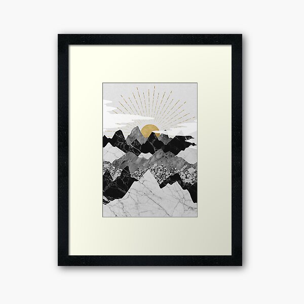 Sun Rise Framed Art Print