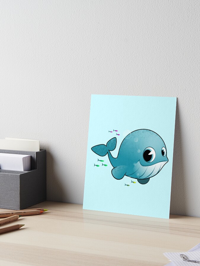 Everything is Cuter  Mini Card – Paper Whale