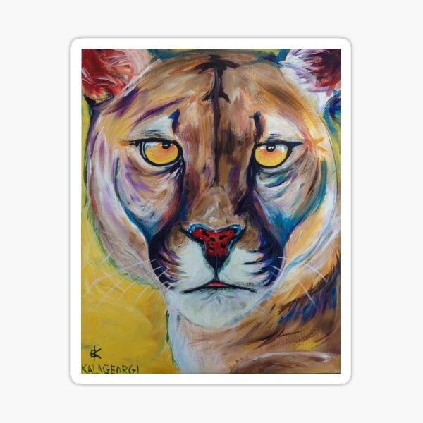 Vista previa del artículo con la obra «Puma», diseñado y vendido por Kyra C. Kalageorgi.
