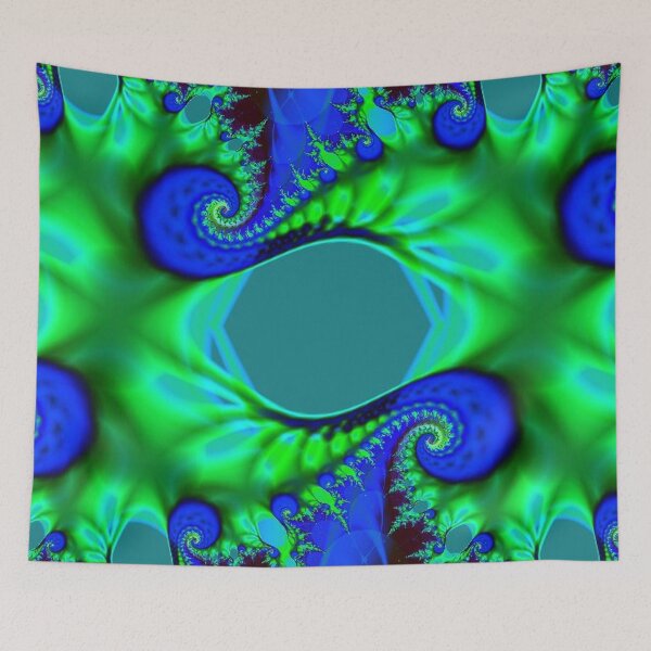Item preview, Fractal fantasy blue-green designed and sold by Feyacvetov.