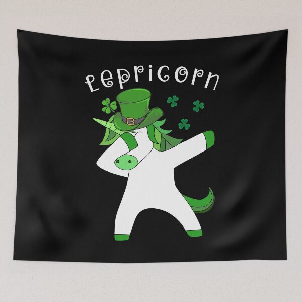 Item preview, St Patricks Day Dabbing Unicorn Lepricorn designed and sold by Basti09.