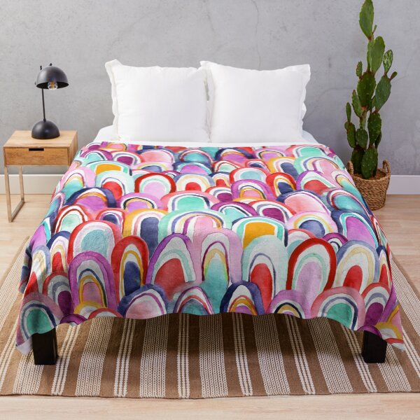 Item preview, Colorful Watercolor Mermaid Scales  designed and sold by TigaTiga.