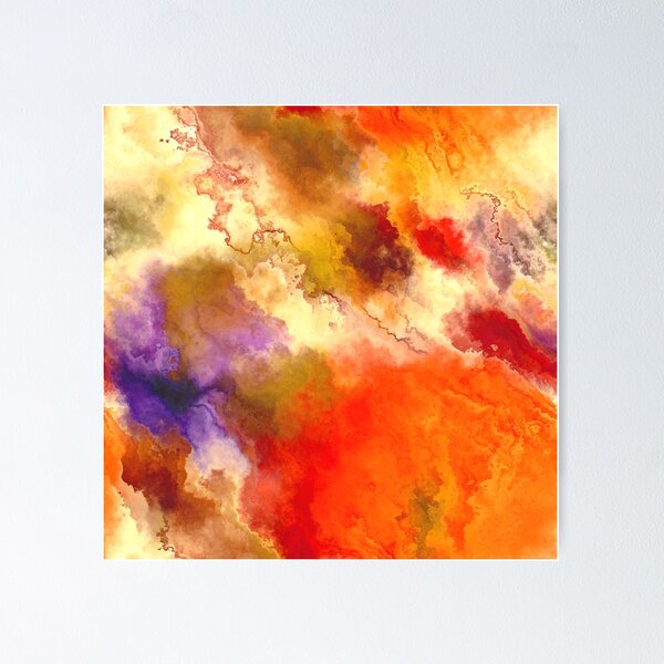 Item preview, Burnt orange marble designed and sold by Kolinnaprint.