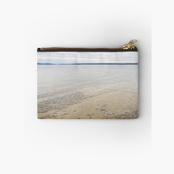 Item preview, Tiled Bedrock - Lake Manitou in Khaki and Silver designed and sold by Georgia Mizuleva.