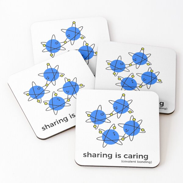 Item preview, Sharing is caring chemistry science idea gift designed and sold by NeXore.