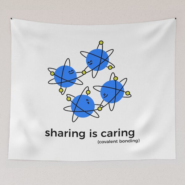 Item preview, Sharing is caring chemistry science idea gift designed and sold by NeXore.