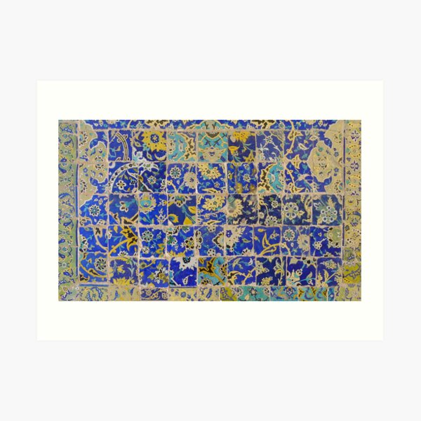 Masjed-e Shah - leftovers Art Print