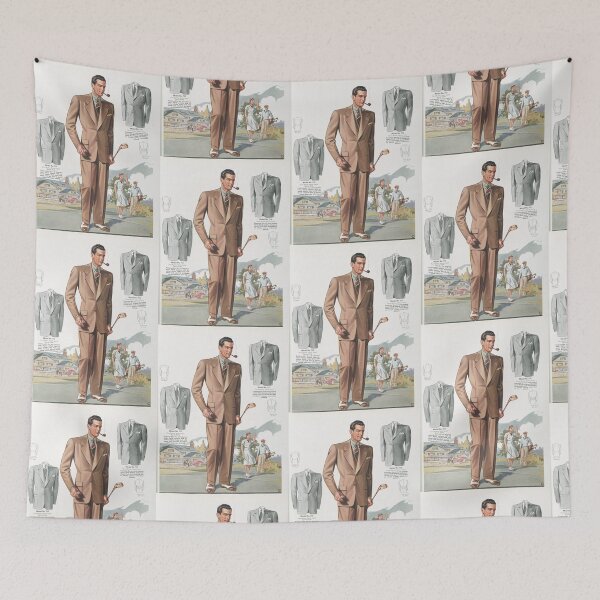 Item preview, 40's golfer in Leisure suit designed and sold by Vintage Designs +.