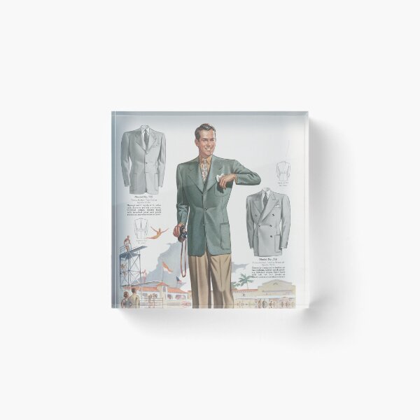 Item preview, Dapper 40s gentleman designed and sold by Vintage Designs +.