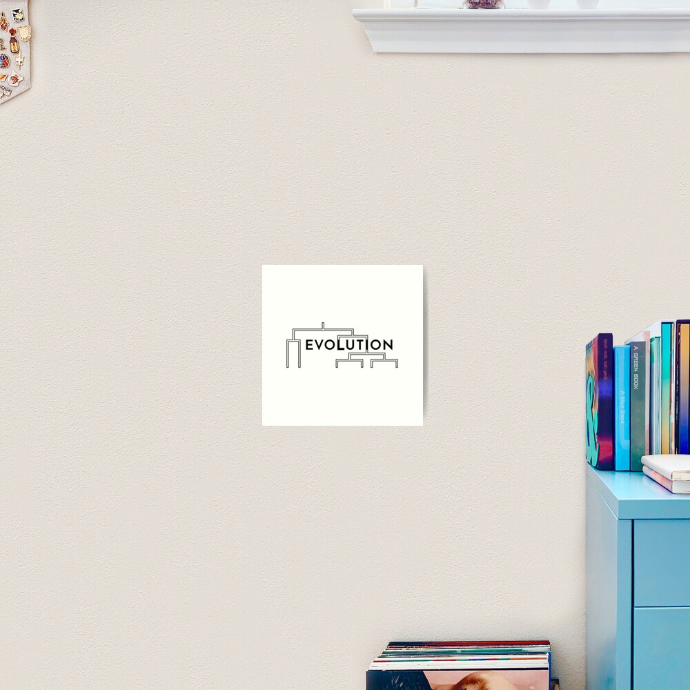 Evolution (Inverted) Art Print