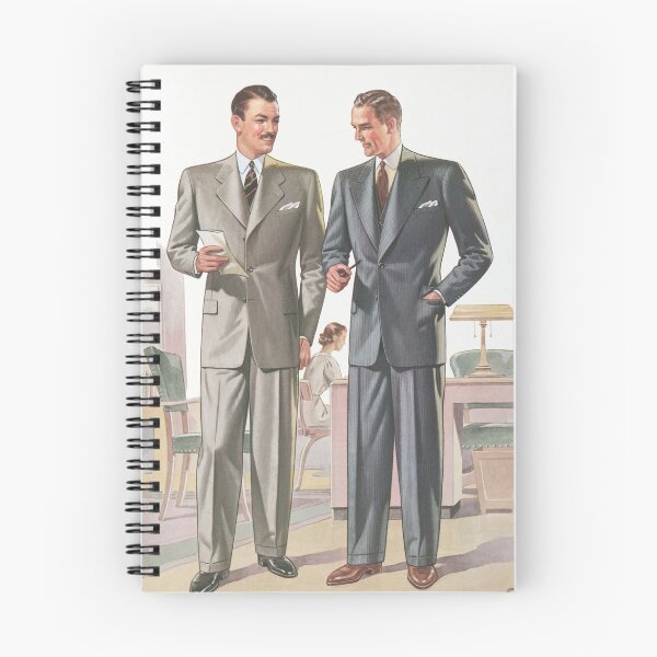 Item preview, Vintage 40s gents taking a break designed and sold by Vintage Designs +.