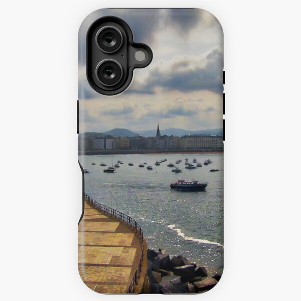 Vista previa del artículo con la obra «San Sebastian, España», diseñado y vendido por Yellow-14.