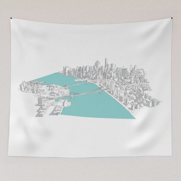 Item preview, Hand drawn New York illustration designed and sold by ufuksezgen.
