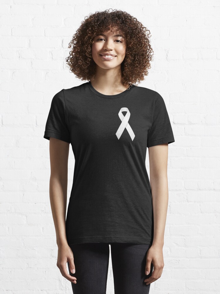 White ribbon anti domestic violence / lung cancer - White Ribbon