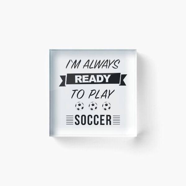 Item preview, Always ready to play football designed and sold by revoda.