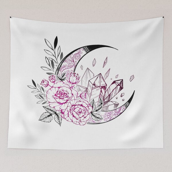 Item preview, Moon flowers Cristals designed and sold by KalikaGraphisme.