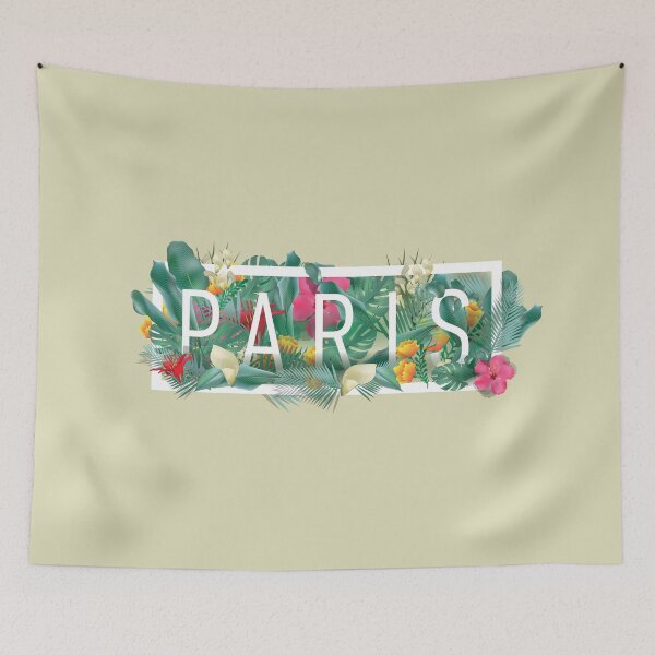 Item preview, Floral Paris Artwork designed and sold by ufuksezgen.