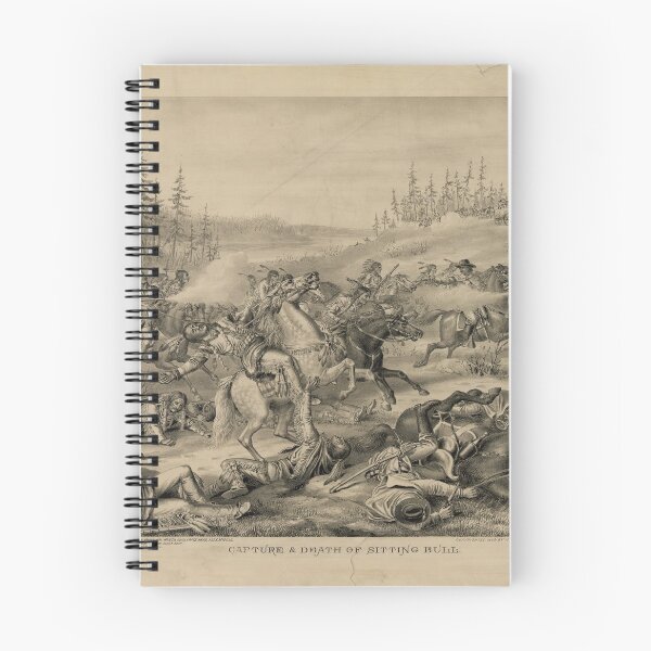 Item preview, Capture and Death of Sitting Bull by Kurz & Allison December 15 1890 designed and sold by allhistory.