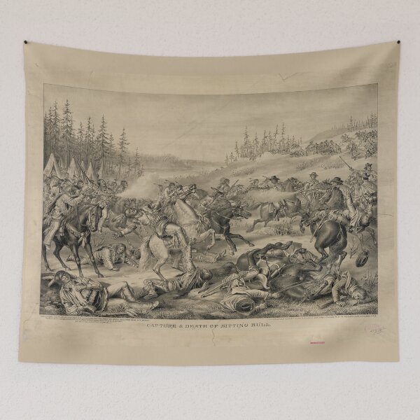 Item preview, Capture and Death of Sitting Bull by Kurz & Allison December 15 1890 designed and sold by allhistory.