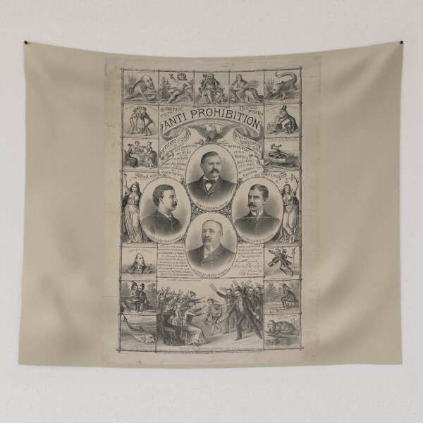 Item preview, Anti Prohibition by Kurz & Allison (1888) designed and sold by allhistory.