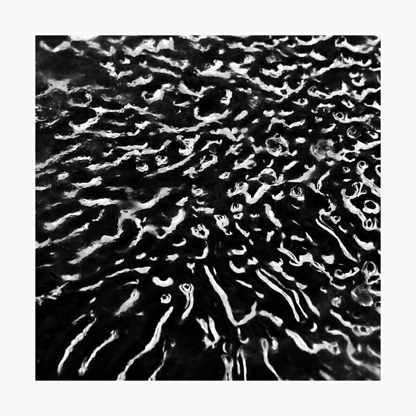 22.1.2019: Abstract Ice Photographic Print