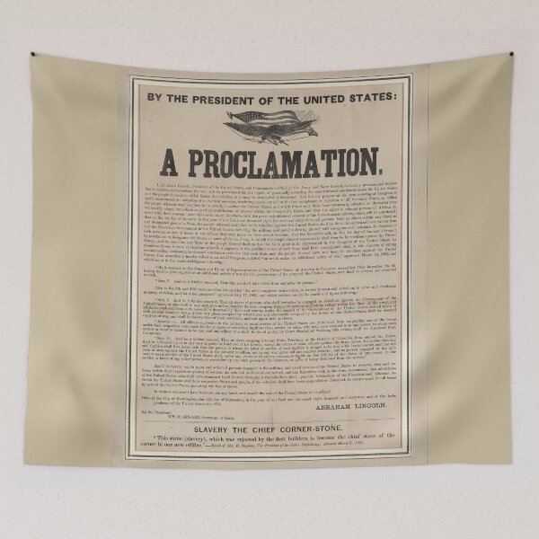 Item preview, Preliminary Emancipation Proclamation Broadside (1862) designed and sold by allhistory.