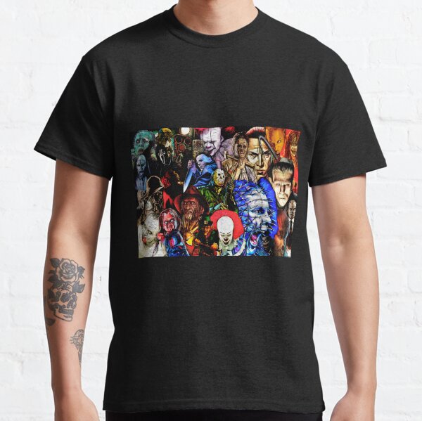 Collage Of Horror Classic T-Shirt