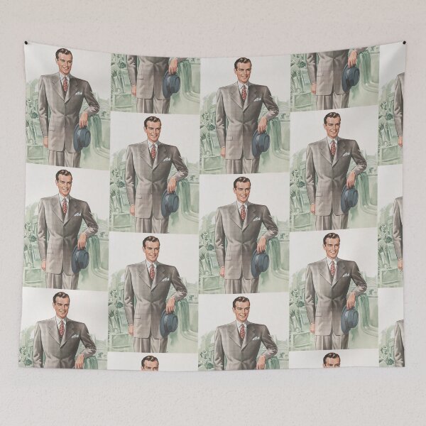 Item preview, Vintage 40s Gentleman designed and sold by Vintage Designs +.